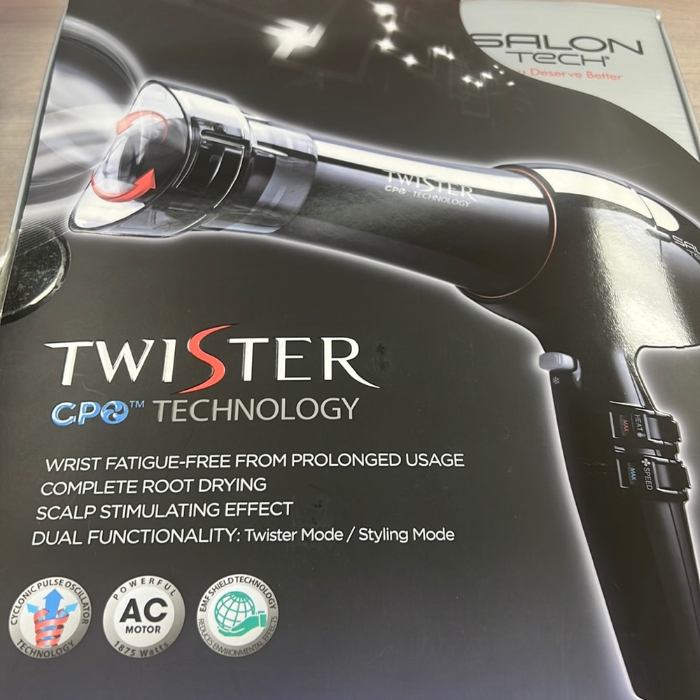 Salon Tech Twister Technology Hair Dryer